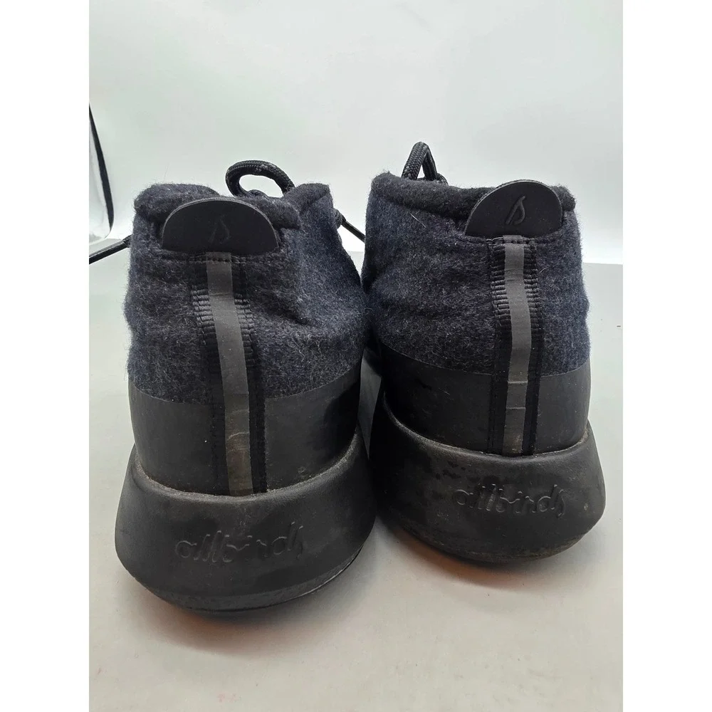 Allbirds Wool Runner-up Mizzle Mens Black Charcoal Mid‎ Top Sneakers WRUMM11